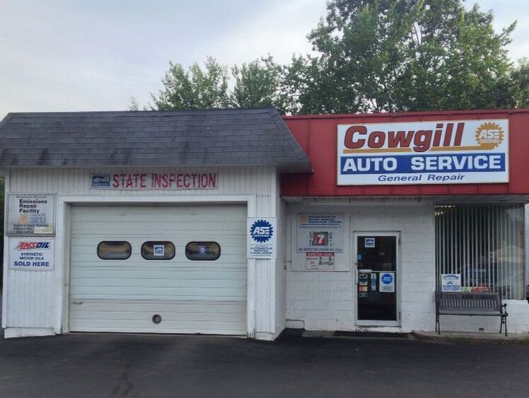Cowgill Auto Service shop and entrance